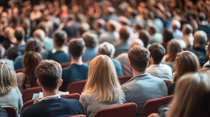 Supportive Audience at a Public Seminar