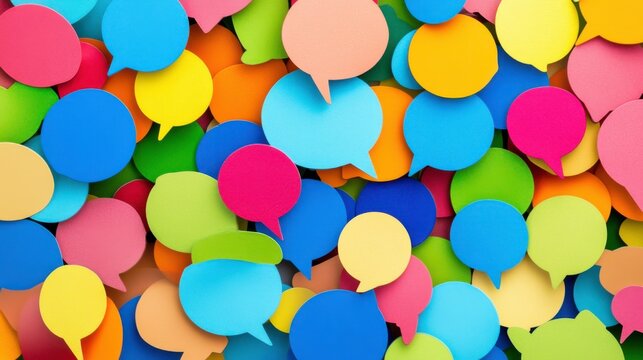 Colorful Speech Bubbles for Collaborative Communication