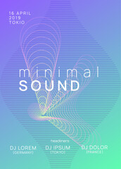 Music Flyer. Green Night Club Set. Concert Cover. Techno Magazine. Violet Fest Event. Dj Trance Element. Nightclub Disco Invitation. Pink Music Flyer