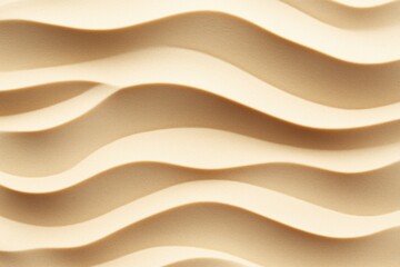 Obraz premium Abstract wave-like patterns in beige tones. Minimalist and flowing artistic design.