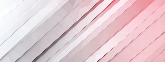 Obraz premium Dusty pale rose and soft silver gray abstract pattern background. Geometric shape. Line stripe angle facet triangle fold. Color gradient. Noise grain. Business, tech. Design. Minimal.