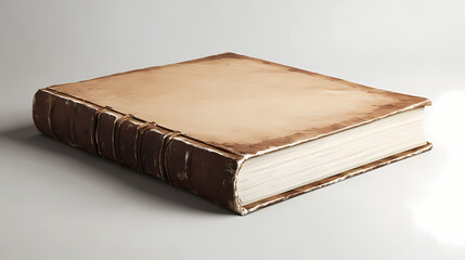 Obraz premium Spiral bound book / catalogue mockup blank. Rimebound. Illustration