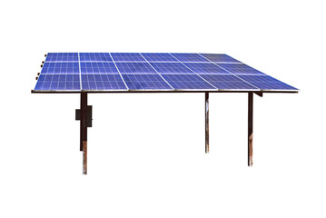 Solar power panel Isolated on white background
