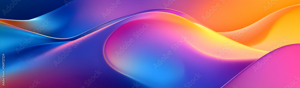 Poster vibrant multicolored abstract texture for a dynamic wallpaper design