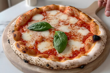 Chef Crafting a Delicious Pizza