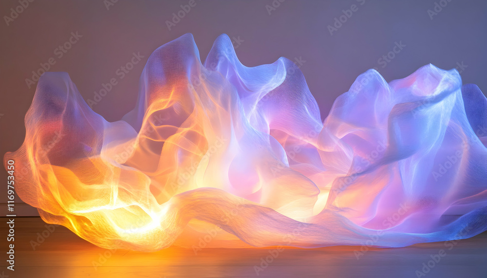 Poster the dynamic energy of quantum realms captured in an ethereal visual