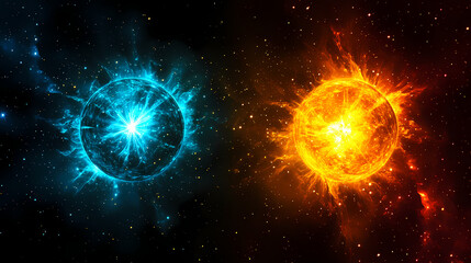 Obraz premium space nebulae supernova