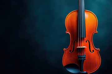 close up of glowing violin showcasing its craftsmanship