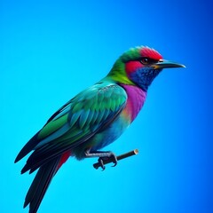 Fototapeta premium mythical bird, Phoenix, Abstract painting, 8K quality, bird, beak, animal, nature, wildlife, wild, white, feather, feathers, puffin, yellow, red, wings, cockatiel, isolated, beautiful, black, chicken,