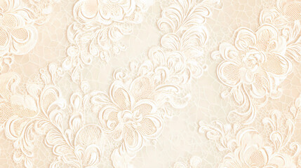 Refined Lace Fabric Texture with Exquisite Overlays