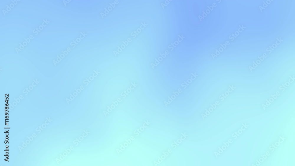 Poster abstract sky blue background with soft lines and cloud-like texture