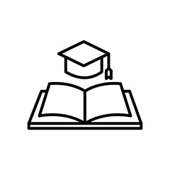 
academic icon,
Bright idea Illustration of graduation cap on open book, ideal for educational themes. Perfect for graduation announcements, academic blog posts, or textbooks.
