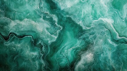 Obraz premium Elegant jade marble texture with rich, swirling greens and subtle veins, ideal for sophisticated banner and poster design.