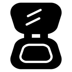 Face Flour Powder Glyph Icon