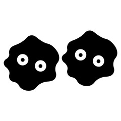 Flour Cookies Sweet Glyph Icon