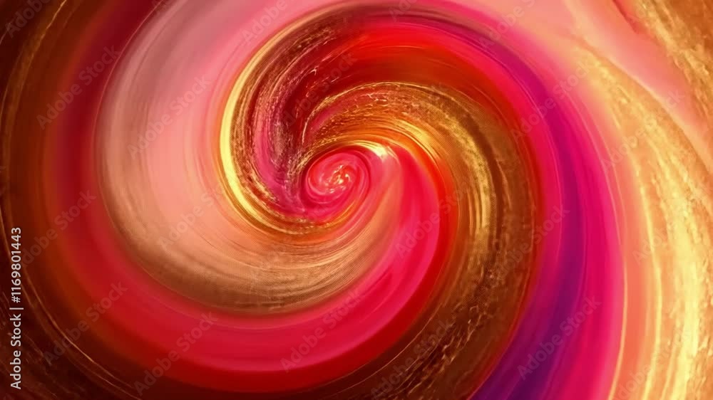 Poster A captivating display of swirling colors in deep pinks and warm oranges creates a romantic atmosphere. This dynamic visual captures the essence of love and celebration during Valentine's Day.