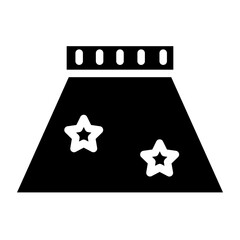 Skirt Woman Dress Glyph Icon