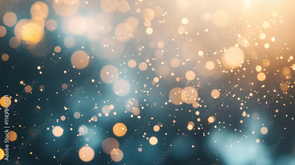 Poster sparks and bokeh lights shimmer and twinkle in a mesmerizing display of motion and color during a li