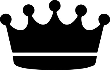 Beautiful King Queen Crown Silhouette