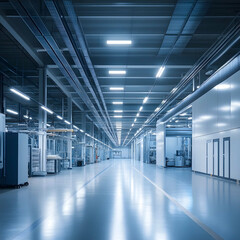 Obraz premium a modern highend factory for LED lights