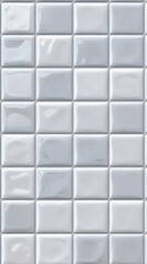 Fototapeta premium Seamless Pattern of Glossy White Square Tiles