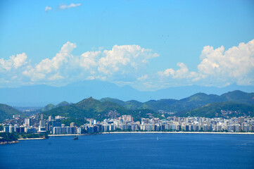 Naklejka premium Rio de Janeiro from sugar loaf views
