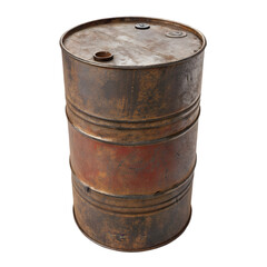 old rusty barrel