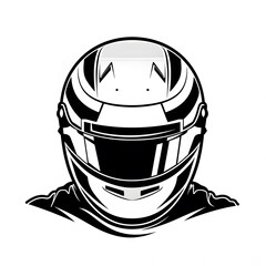 Race Car Driver Helmet Safety Gear Design