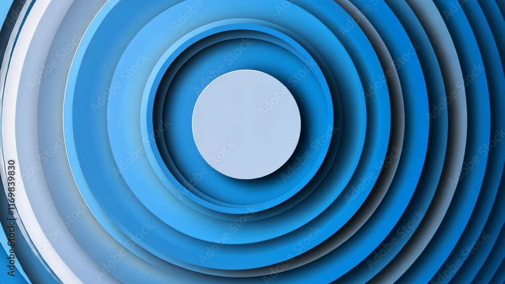 Poster swirls of blue tones create a stunning visual pattern in a modern abstract design