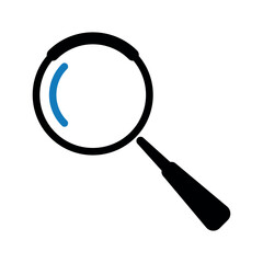 Search magnifier  glass icon.