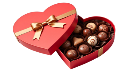 Heart-Shaped Box of Gourmet Chocolates
