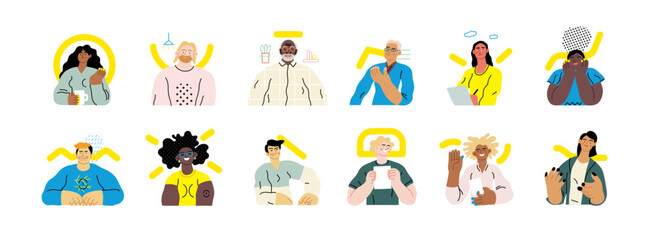 Creative Workspace: Video Conference, modern flat vector concept illustration of person engaging in virtual business meeting Connectivity, collaboration, digital interaction, remote work, productivity