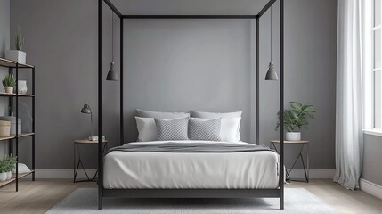 Modern Minimalist Bedroom Interior Design: A Serene Space