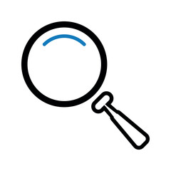 Search magnifier  glass icon.