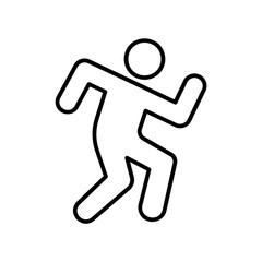 dancing silhouette