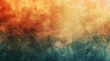 Obraz premium With grainy textures and blurry groovy shapes in s retro style, this background has an abstract color gradient