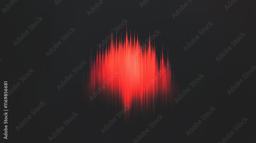 Poster dynamic animation of vibrant digital data pulse on black background highlighting modern technology a