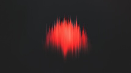 Dynamic Animation of Vibrant Digital Data Pulse on Black Background Highlighting Modern Technology and Futuristic Sound Waves