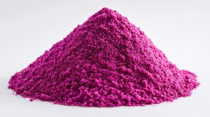 A collection of fine purple pigment powder, ideal for artistic projects, textile dyeing, and photography.