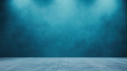 LED Flashing Light Award Stage Background with Blue Gradient and Spotlight Effect for Event Promotions and Design Projects