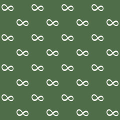 Infinity Symbol Vector Seamless Pattern