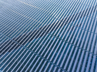 Drones capture large-scale photovoltaic panels on site