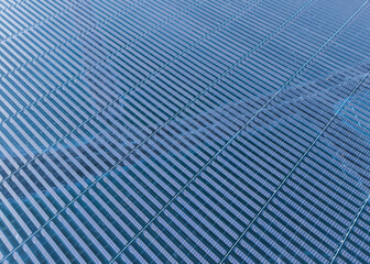 Drones capture large-scale photovoltaic panels on site
