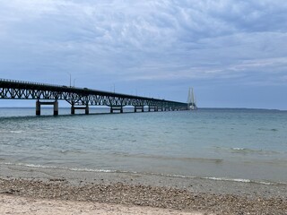 Obraz premium Mackinac Bridge Michigan