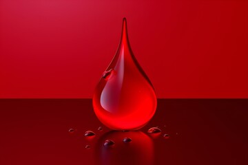 Obraz premium drop of blood