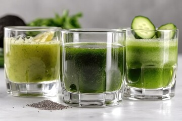 Healthy green smoothie: nutrient dense concoction, vegetable mix, energizing juice, antioxidant rich, fiber filled, vibrant refreshment, vitamin boost, wellness essential, detoxifying sip.