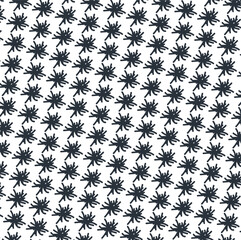 Imitation of thorns, bushes or shaggy tufts as a background.