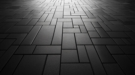 A contemporary pattern of geometric shapes forms an architectural background symbolizing the contrast between modern order and chaotic elements of design in a sleek and dynamic environment.

