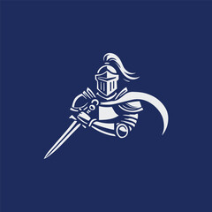 Iconic knight logo