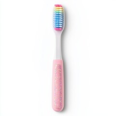 Colorful Children's Toothbrush with Glitter and Soft Bristles